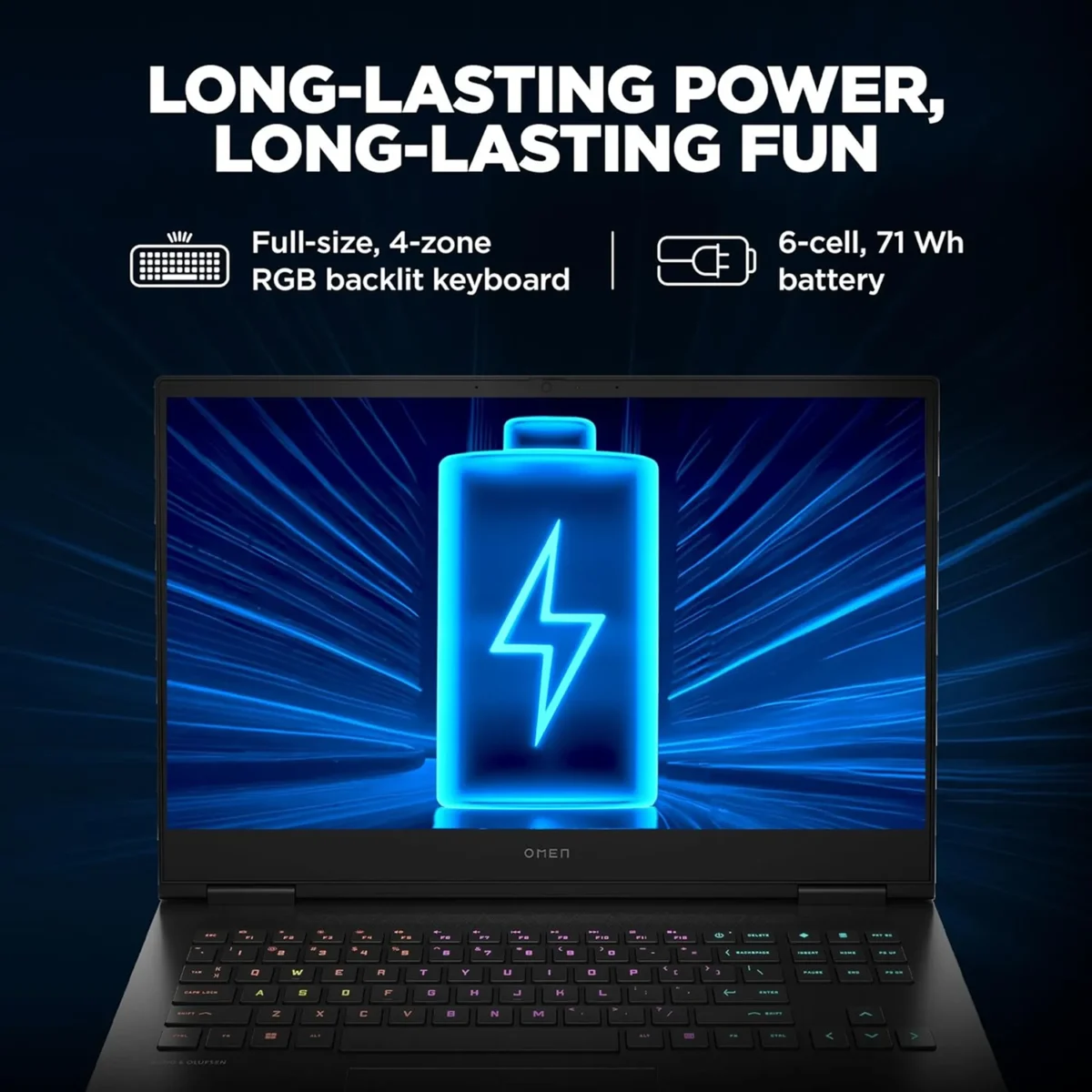 HP Omen 16 Gaming Laptop/16GB RAM/1TB SSD/Intel Core i9 13th Gen/RTX 4060 8GB/Win 11 Home