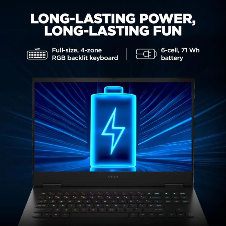 HP Omen 16 Gaming Laptop/16GB RAM/1TB SSD/Intel Core i9 13th Gen/RTX 4060 8GB/Win 11 Home