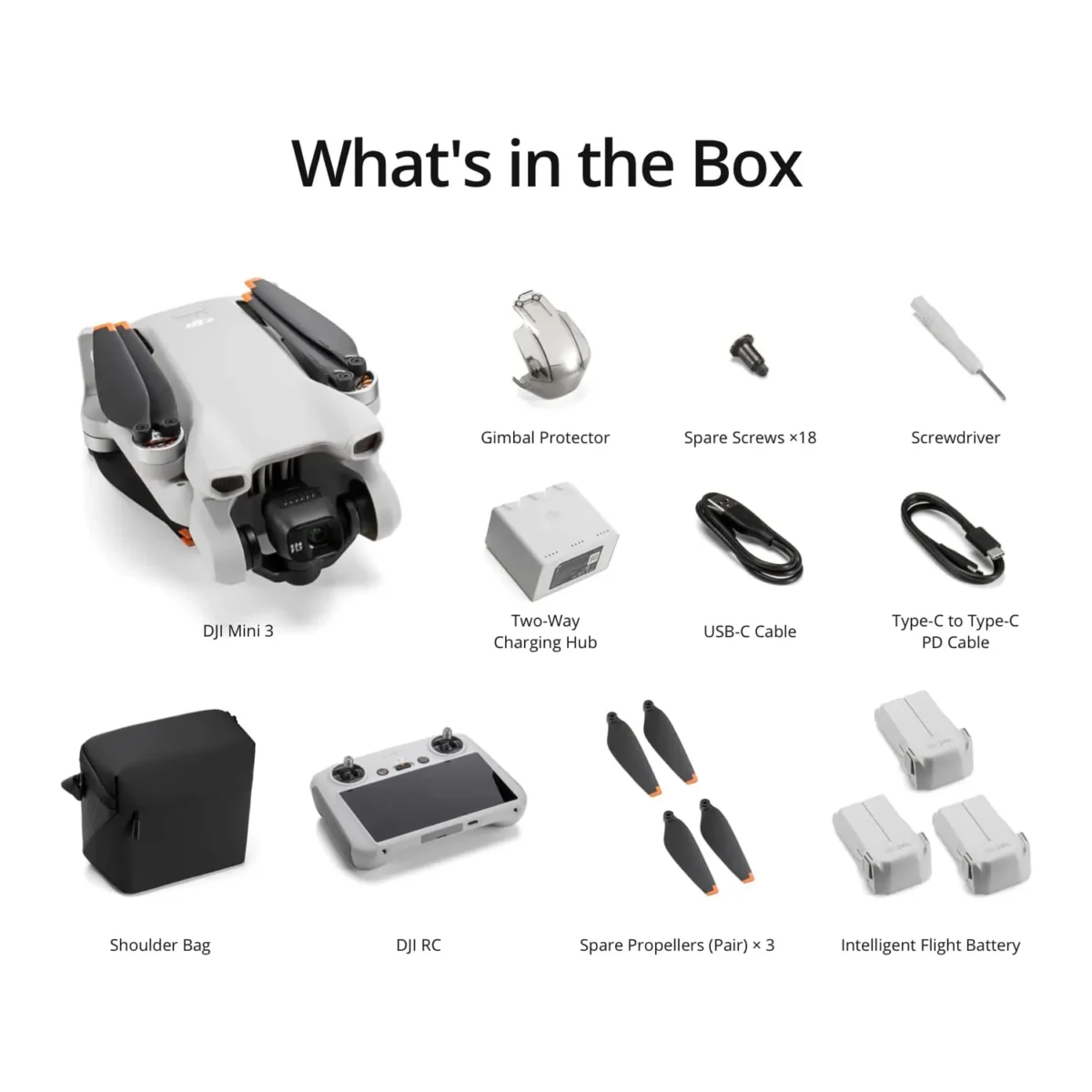DJI - Mini 3 Fly More Combo Plus