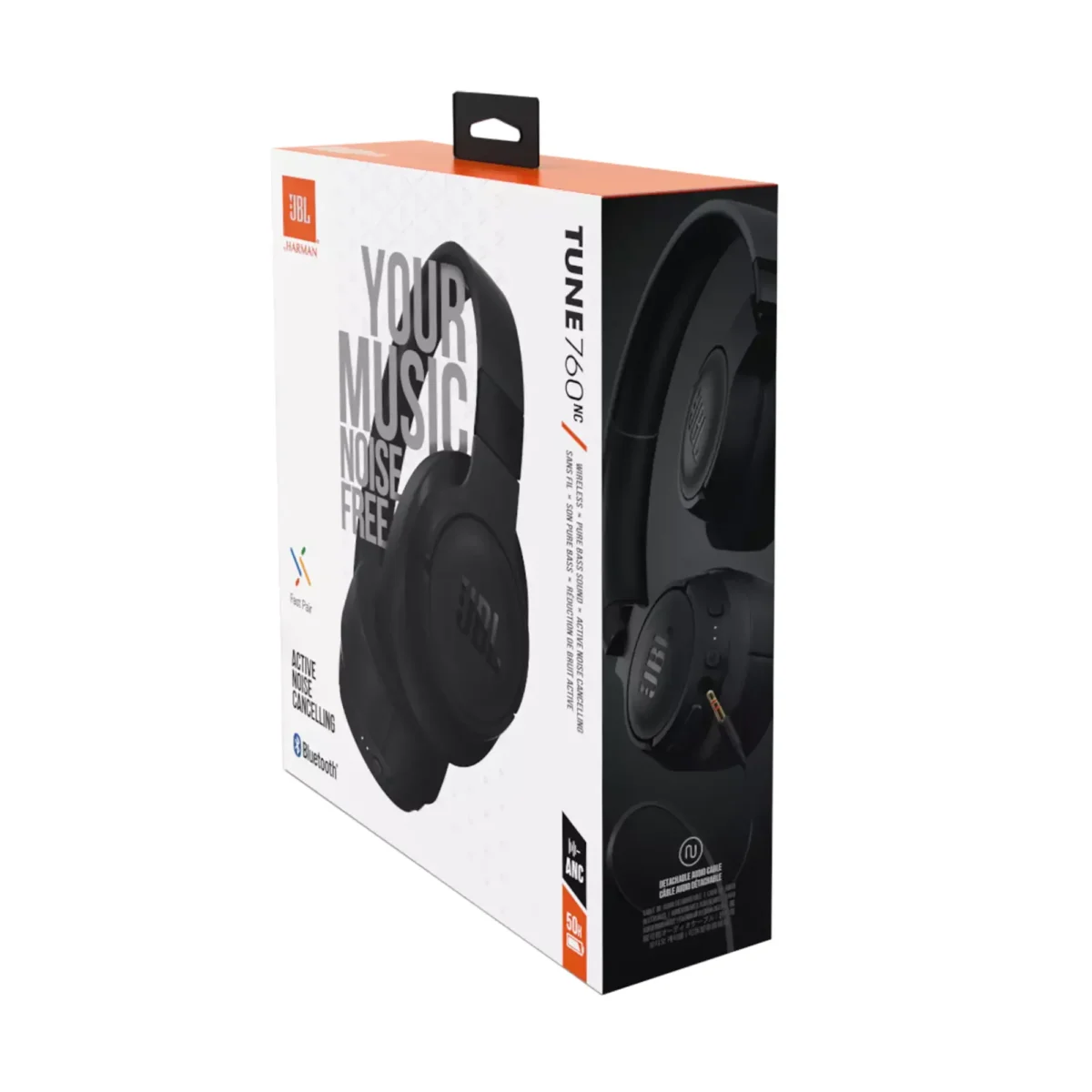 JBL Tune 760NC - Wireless Over-Ear Active NC Headphones