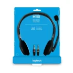 Logitech H110 - On-Ear Wired Stereo Headset with Mic