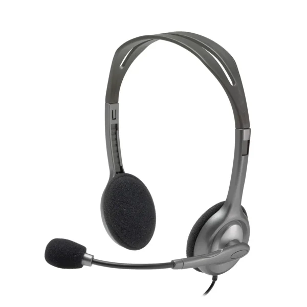 Logitech H110 - On-Ear Wired Stereo Headset with Mic