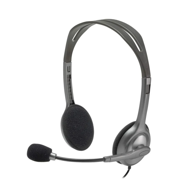 Logitech H110 - On-Ear Wired Stereo Headset with Mic