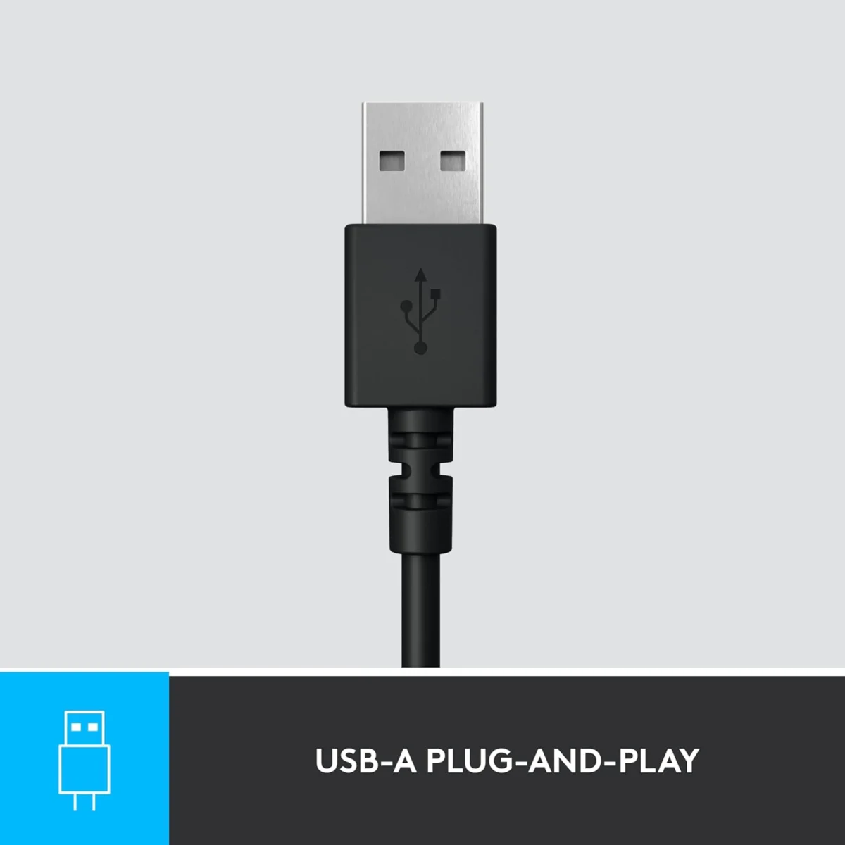 Logitech H390 - Wired USB Headset with Noise-Canceling Mic