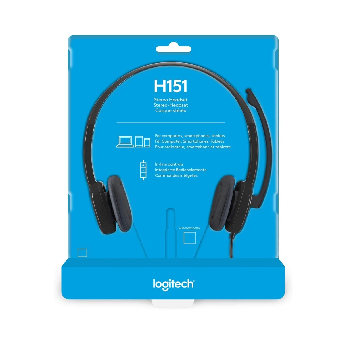 Logitech H390 - Wired USB Headset with Noise-Canceling Mic