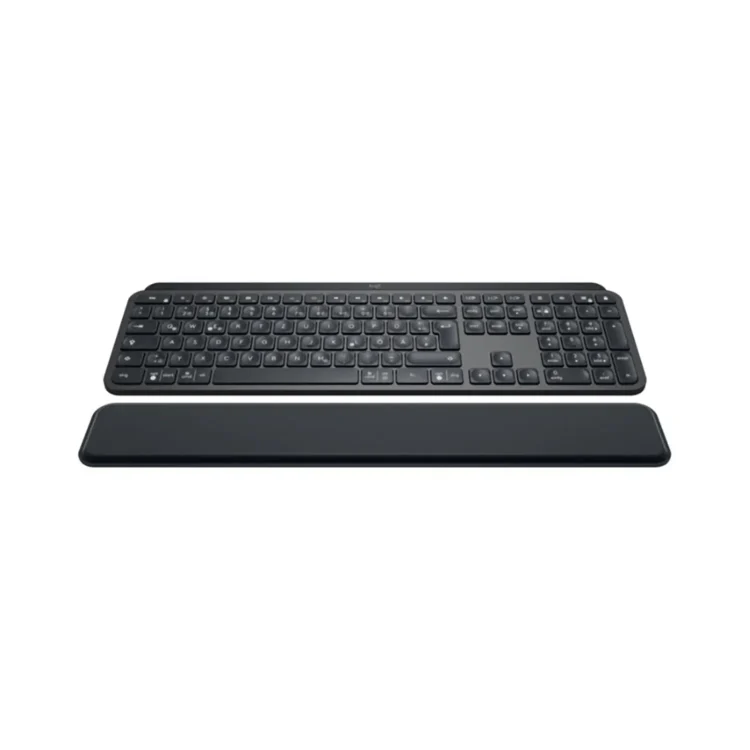 Logitech MX Keys Plus - Wireless Illuminated Keyboard with Palm Rest