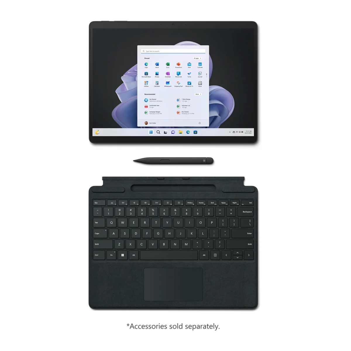 Microsoft Surface Pro 9 Tablet (13-Inch, 8GB RAM, 256GB/512GB ROM, Wi-Fi, Win 11 Home)