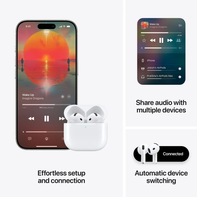 AirPods 4 (USB-C, White)