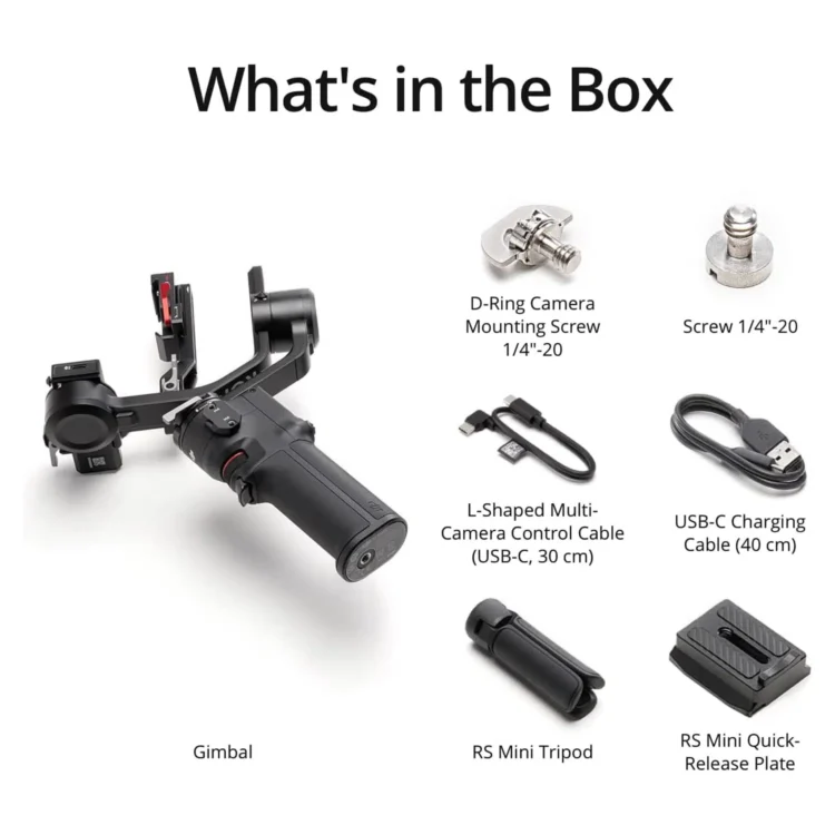 DJI RS 3 Mini 3-Axis Gimbal Stabilizer
