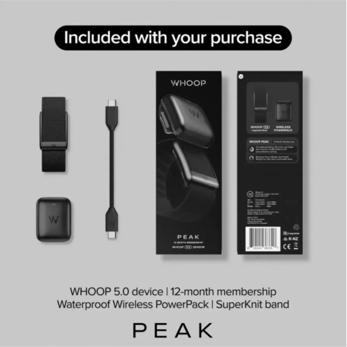 WHOOP 5.0 – Health and Fitness Tracker
