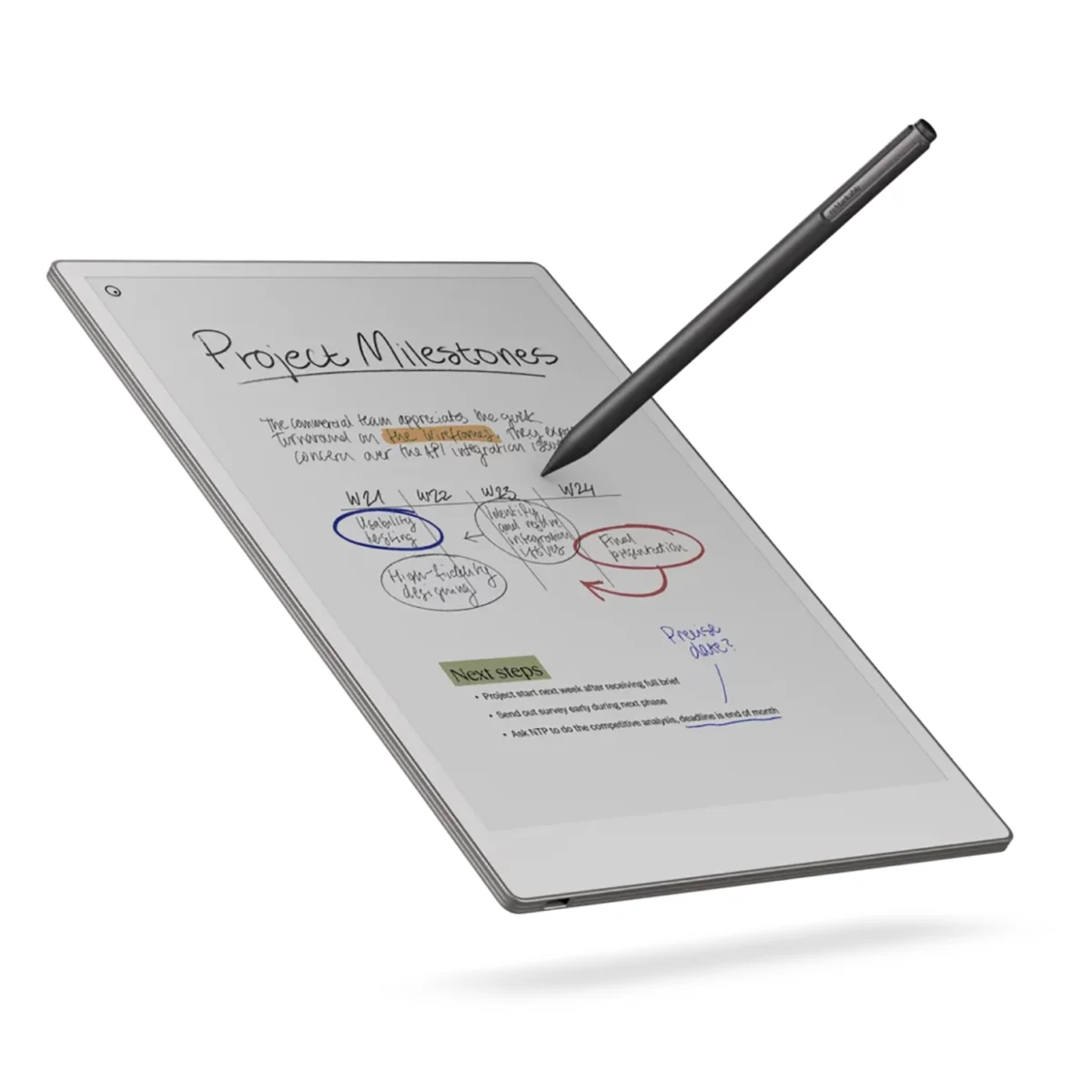 reMarkable Paper Pro with Markerplus