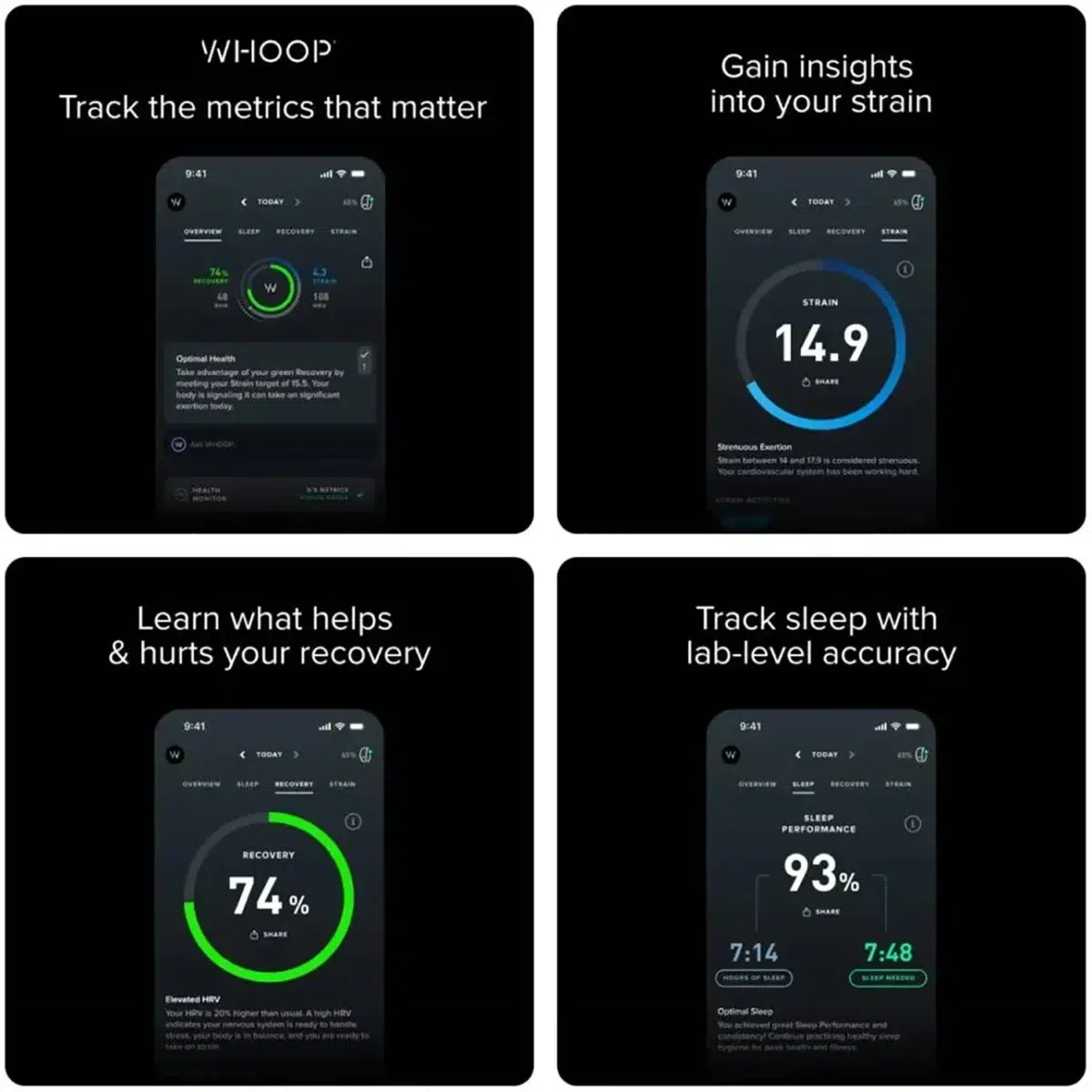 WHOOP 4.0 – Health and Fitness Tracker
