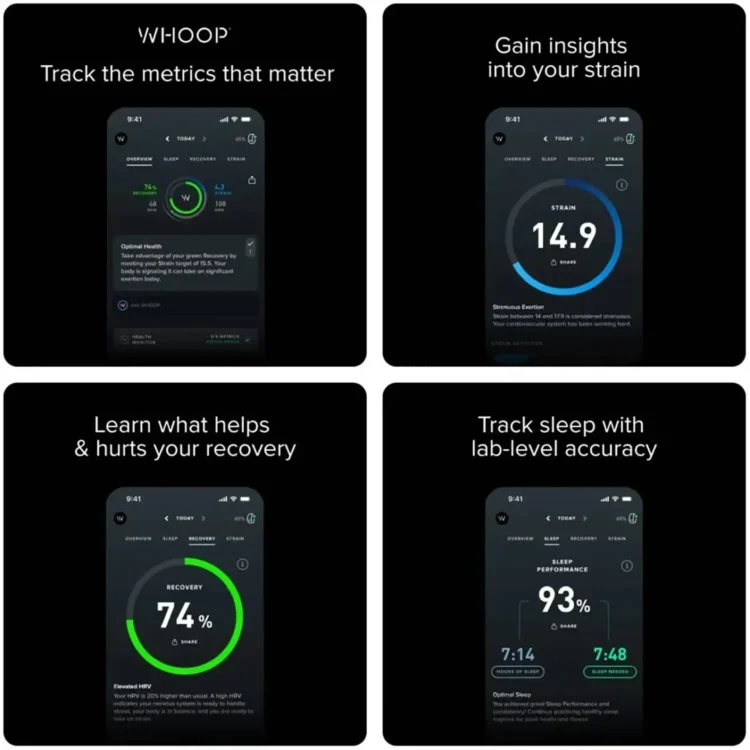WHOOP 4.0 – Health and Fitness Tracker