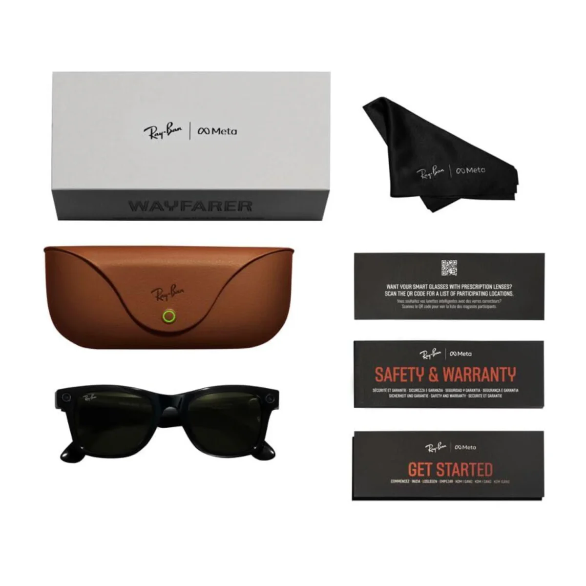 Ray-Ban Meta Wayfarer Ai Glasses - Gen 1