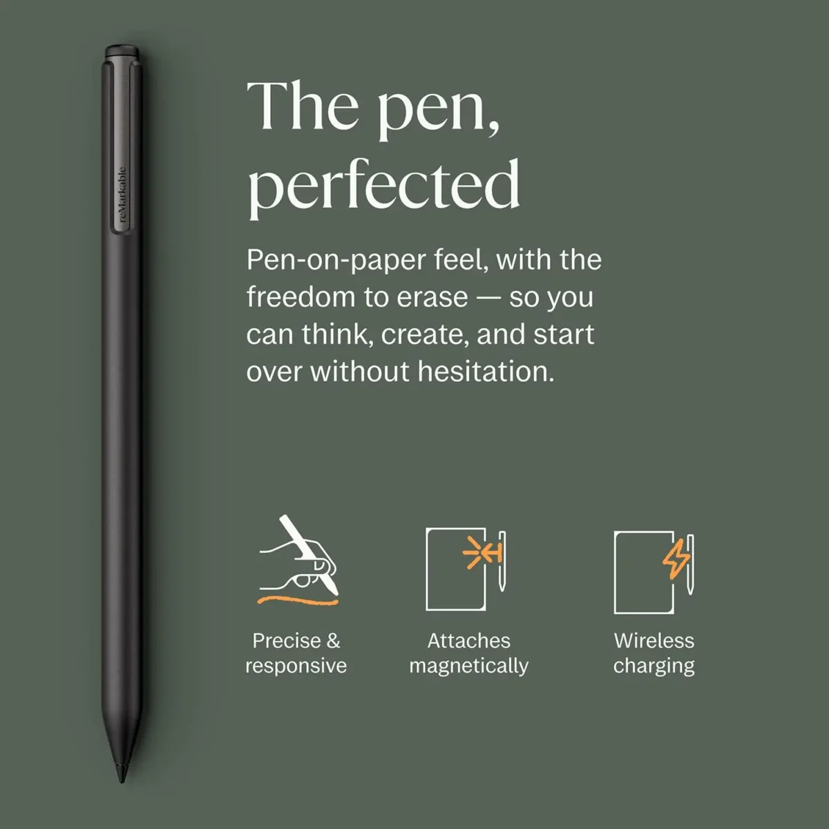 Remarkable Paper Pro Bundle (Markerplus Pen With Book Folio Cover)