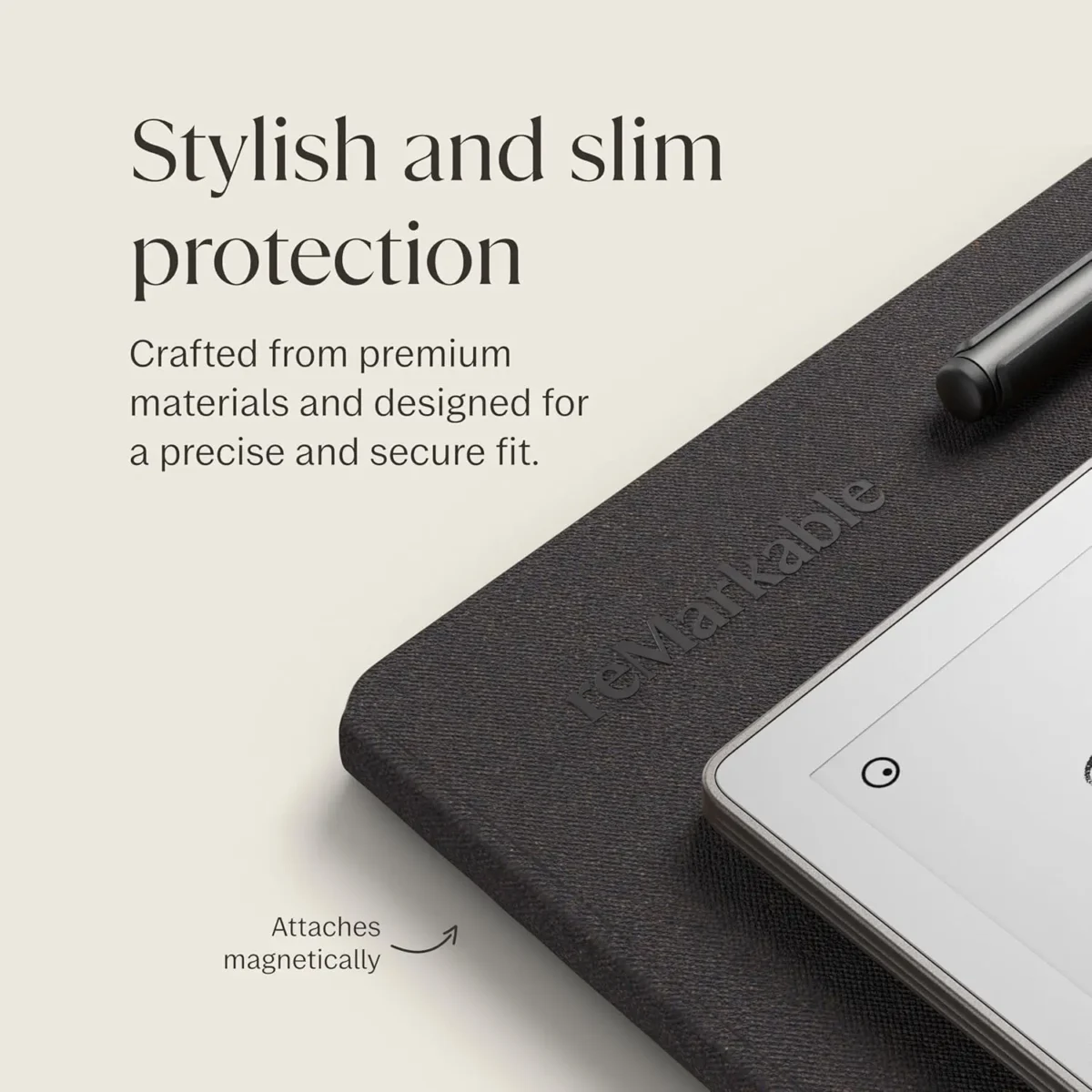 Remarkable Paper Pro Bundle (Markerplus Pen With Book Folio Cover)