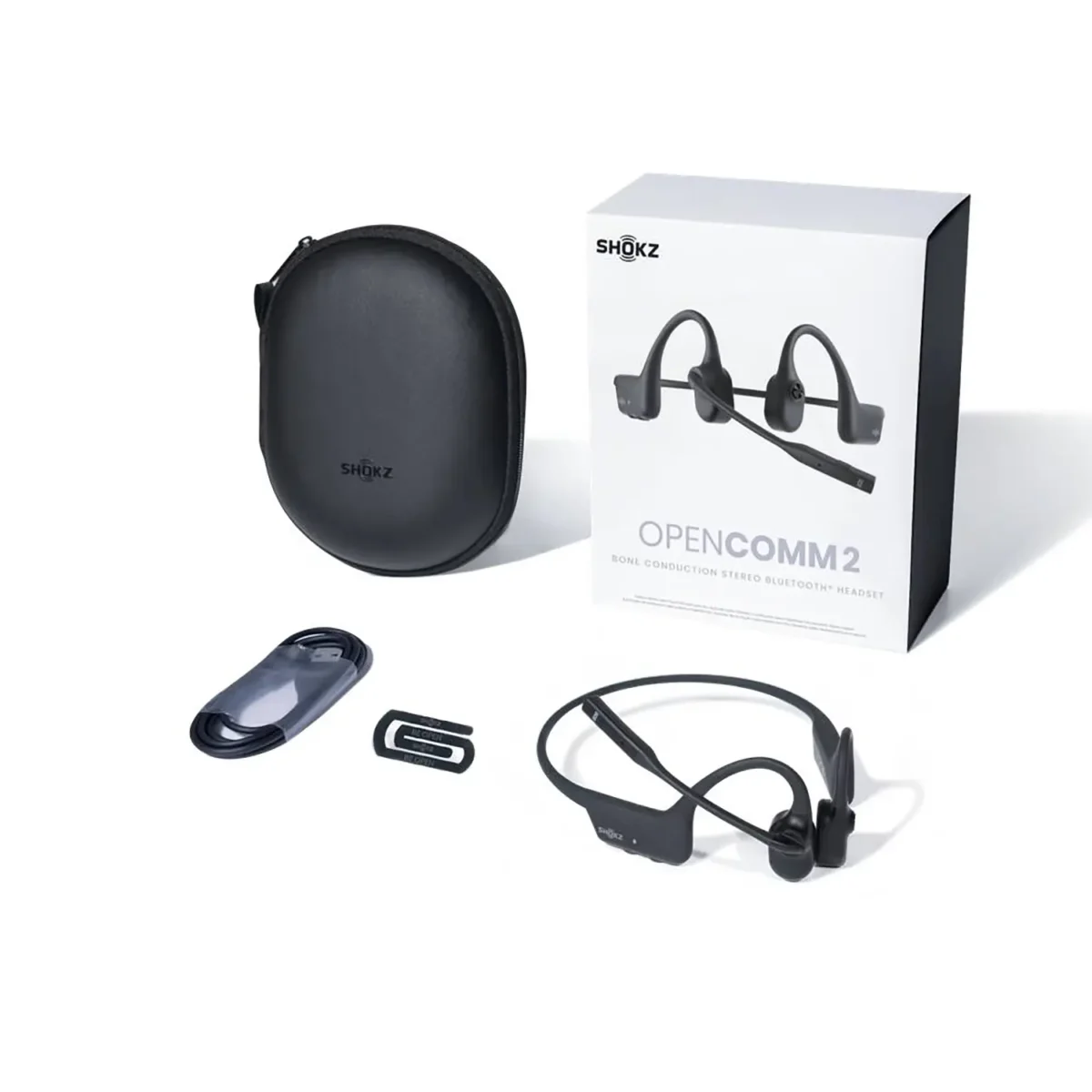 Shokz Opencomm2 For Business Bone Conduction Bluetooth Headset