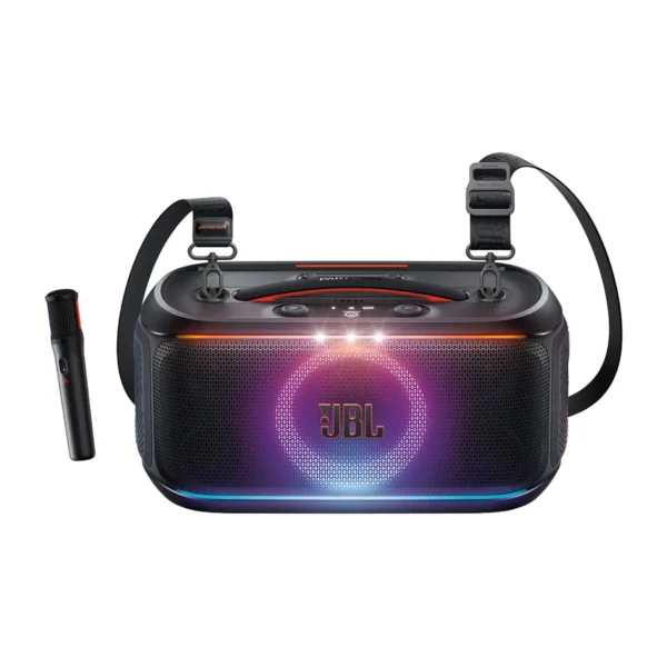 JBL PartyBox On-The-Go 2 Party Speaker with Wireless Microphone